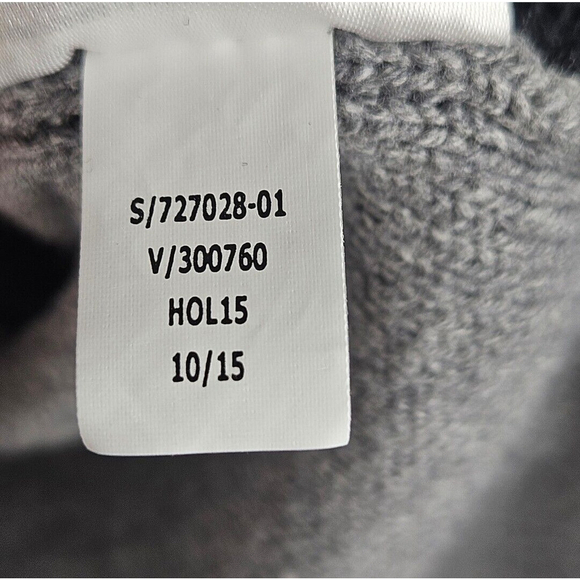 Banana Republic Women’s Gray Textured Knit Sweater Size Medium Wool Blend Raglan - Picture 7 of 7